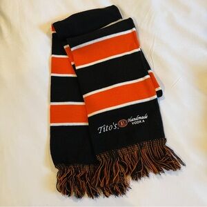 Tito’s striped scarf